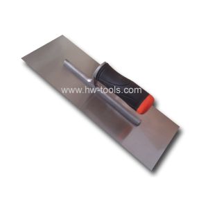 Quality Plastering trowel with rubber handle HW02132 for sale