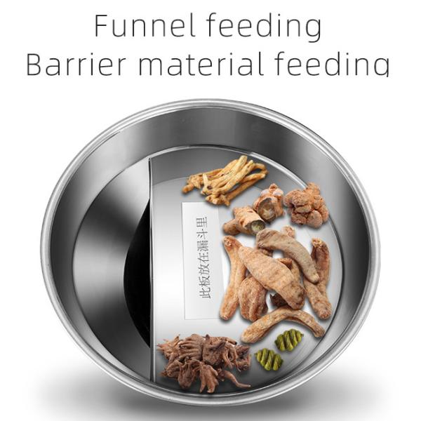 2800 Watt Herb Grinder Machine Double Chamber Six Hammer 220V