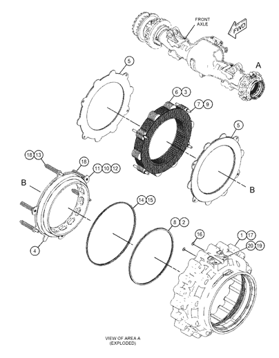 325-3781 3253781 Back Up-Ring Excavator Spare Parts For 950F II 950G 950G II 950H 950K