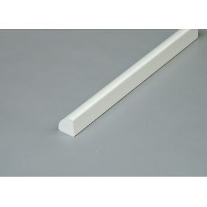 Quarter Round PVC Decorative Mouldings , Recyclable Decorative Molding For Walls