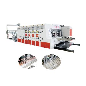 Automatic Flexo Printing And Die Cutting Machine For Corrugated Carton