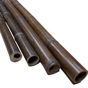 4cm To 20cm Tonkin Raw Bamboo Poles Carbonized Black Green Red Customized