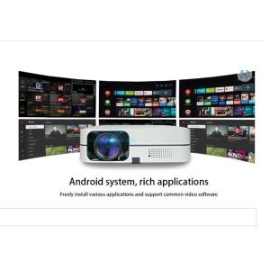 1920*1080dpi WIFI LCD Android Mini Portable Projectors For Hotel Cinema