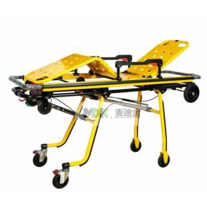 First Aid Aluminum Alloy Ambulance Stretcher with Folding Leg Mechanical