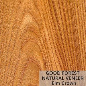 ELM Natural Wood Veneer Crown Cut Grain Provide Customized Service