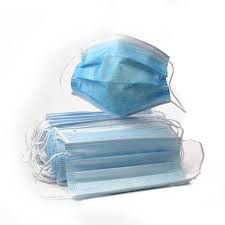 Dust Proof 3 Ply Blue Earloop Protective Mouth Mask Disposable