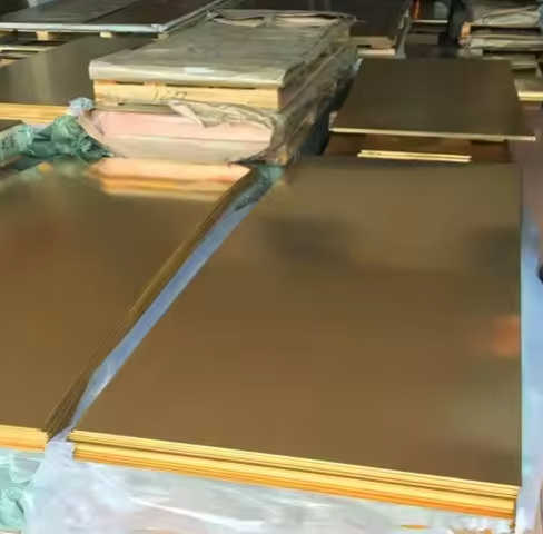 ASTM C28000 C27400 Gold Plated 0.8 Mm Brass Sheet Custom Made