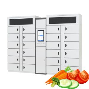 China Winnsen Refrigerated Smart Food Fruit Lockers Outdoor Dynamic Cooling on sale