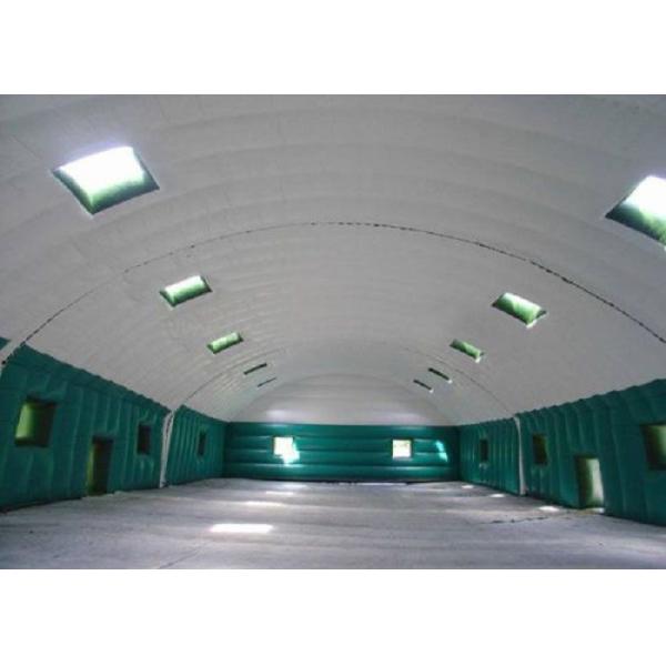 Giant Green Waterproof Outdoor Inflatable Tent Unsealed Sport PVC Tarpaulin