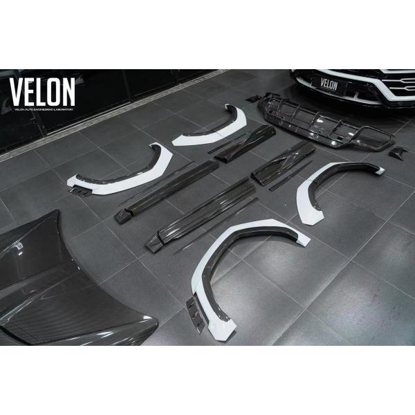 1016 Style Lamborghini Body Kit Urus Carbon Fiber Front Lip Diffuser Spoiler Hood White