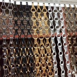 13mm Metal Chain Link Fly Screen Custom Pattern