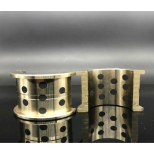 China Embedded Copper Graphite Sleeve Bearings Wear Resistance For Auto Parts on sale