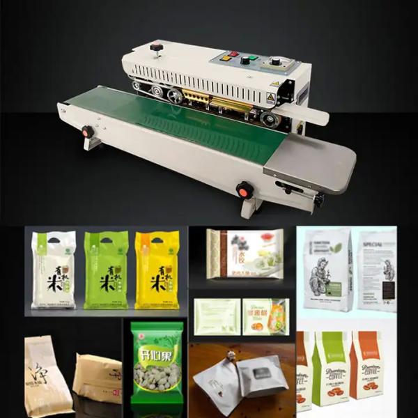 500W Industrial Packing Machines Food Bag Heat Sealing Machine Automatic