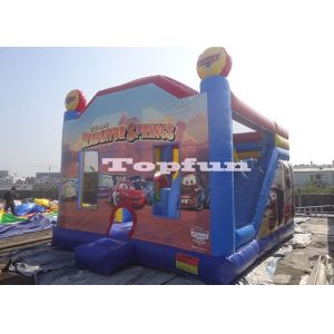 Quality Custom Bouncy Car House Commercial Jumping Castle Inflatable With Digital Print for sale
