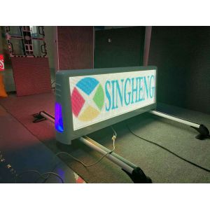 P5 Outdoor Advertising Taxi Screen Car Message Roof Sign For Taxi Top Display