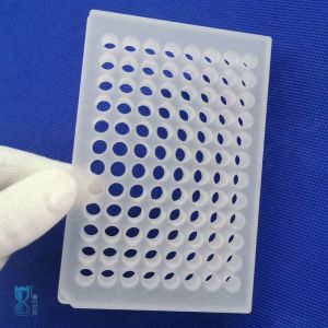 Custom Ultra Thin Clear Quartz Glass Plate Round Optical Plate With Cutting