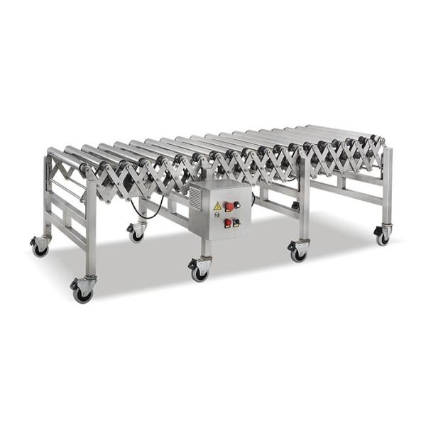Buy Stainless Steel Motorized Flexible Extendible Roller Conveyor at wholesale prices