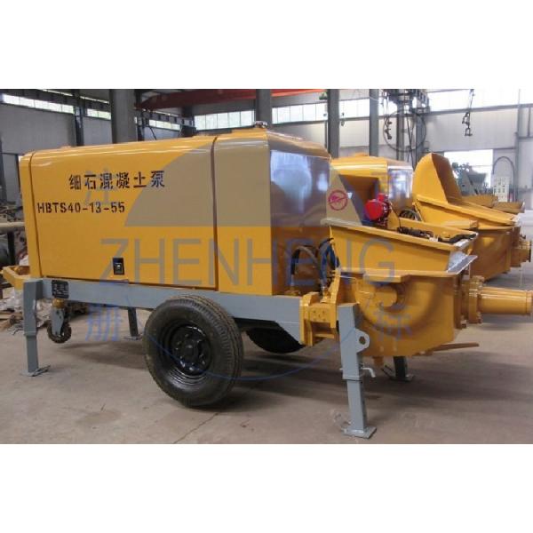 Buy Electric Concrete Pumping Machine , 5 - 20mpa Movable Concrete Piston Pump at wholesale prices