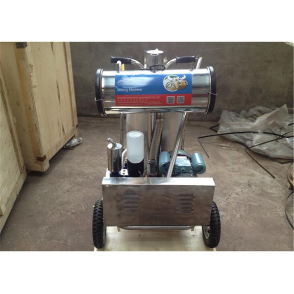Buy 220v / 50hz Aluminum Bucket Dairy Milking Machinery With Mobile Wheel at wholesale prices
