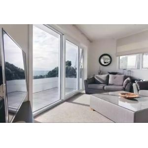 Aluminum Lifting High Rising Building Glass Sliding Door With CE Standard