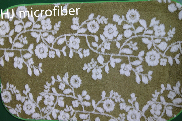 Buy Green printed flower Microfiber Mat 40*60 floor bathroom memory  foam mat carpet at wholesale prices