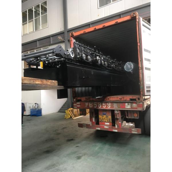 7.5Kw Main motor power Roof Tile Roll Forming Machine with 12-15m/min