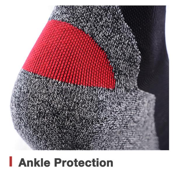 Cushion Padded Custom Cycling Socks Breathable Crew Bike Riding Socks