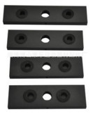 Buy Gym Clubs Rectangular Weight Plates Optional Steel Material Gym Weight Stack at wholesale prices