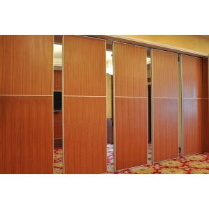 Easy Installation Wood folding Partition Wall for Function Room Opening Style