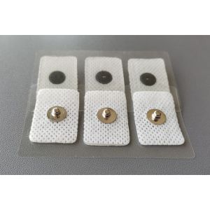 china adhesive round disposable ecg electrodes pads ecg chest electrode3 lead