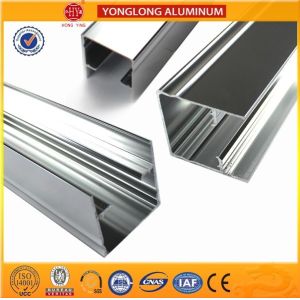 Machinery Polished Aluminium Profile Silver White High Surface Brightness