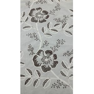 3D Floral Fabric High Luxary White Cloth Lace Fabric for Bridal Beautiful