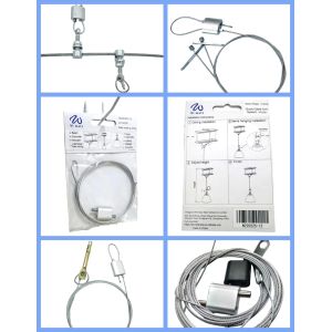 20*20MM 1.2-1.5MM Cable Looping Gripper with 900N Break Load for Lighting