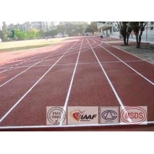 Polyurethane Resin Olympic Running Track , Tartan Track And Field Anti Cracking