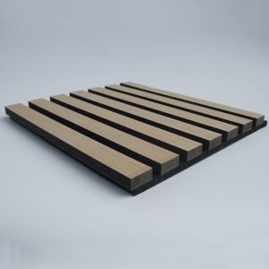 Harmless Recycled Acoustic Wood Wall , Moistureproof Timber Slat Panels
