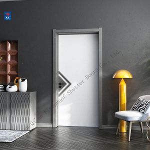 Fixed Front Entry Solid Wood Pivot Door For Commercial Building