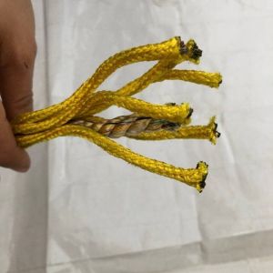 Steel Wire Structure Polyester Braided Combination Rope 16mm 6x7