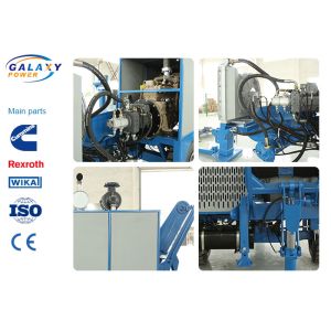 China 600mm Bull Wheel Hydraulic Pulling Machine , 150KN Cable Pulling Equipment on sale