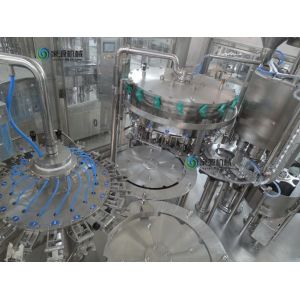 PLC control Automatic Carbonated Drink Filling Machine / Cola Filling Equipment