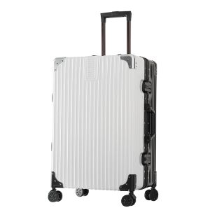 Panda color lock suitcase Aluminum frame trolley case 26 inch universal wheel