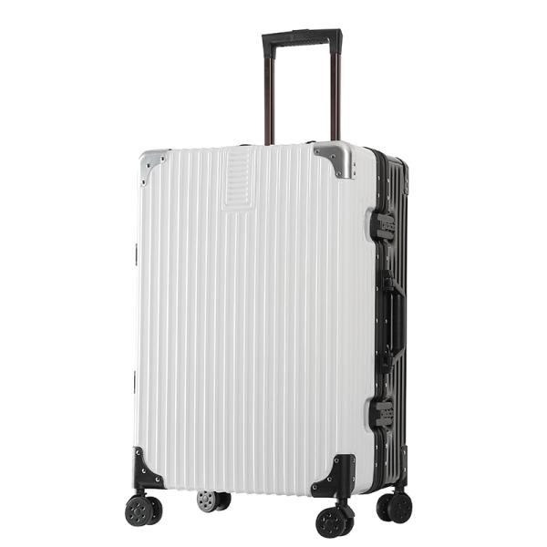 Panda color lock suitcase Aluminum frame trolley case 26 inch universal wheel