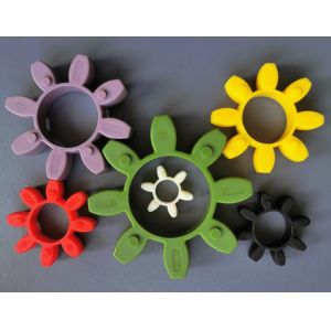 Polyurethane Spider Coupling with 92-98 Shore A Hardness High Tensile Strength