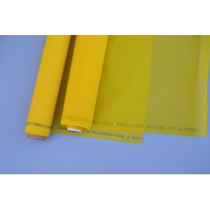 Yellow Polyester Silk Screen Printing Mesh Plain Weave High Tensile