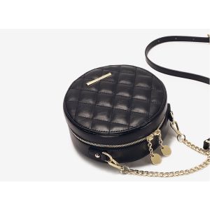Small round new Korean version of joker women's bag fashion chain style one