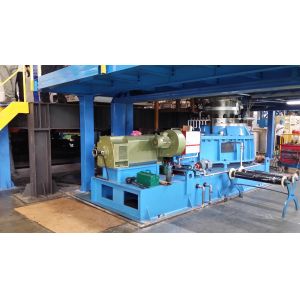 55kw 36mm Continuous Sheathing Wire Cable Machine With Water Cooling