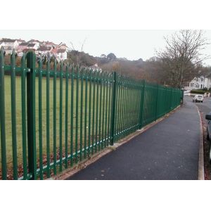 Professional Palisade Security Fence , Steel Palisade Fence Panels For