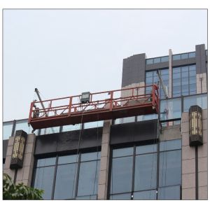 Galvanized steel 6 meters ZLP630 suspended access platform for cleaning