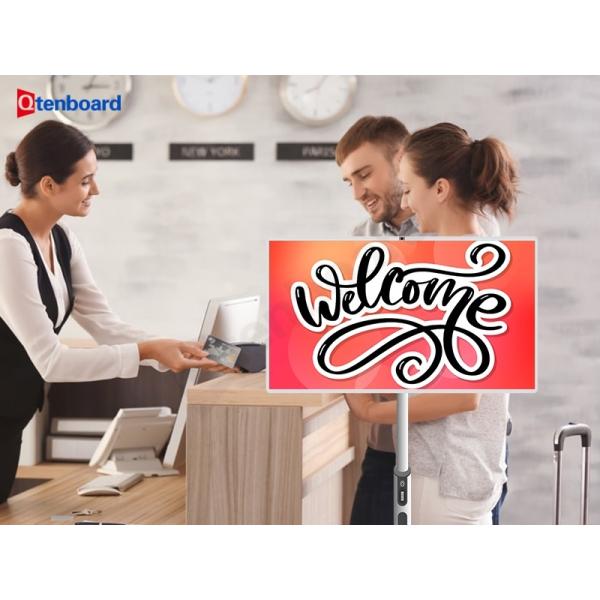 Buy Qtenboard Portable TV Tablet The Ultimate Contactless Concierge Solution with 3-9H Battery Life and Wide Screen Support at wholesale prices