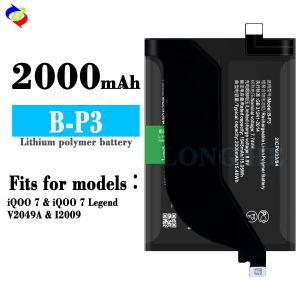 VIVO iQOO 7 V2049A I2009 Phone Battery B-P3 4500mAh 4.48V for Active Mobile