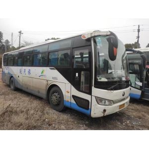 Used Motor Coaches Yutong 2+3layout 59seater Big Bus 2nd Hand Bus Right Steering